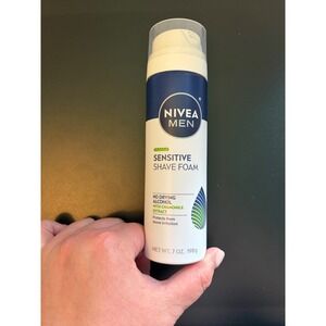 Nivea Men Sensitive Shave Foam 7oz With Chamomile Extract No Drying Alcohol